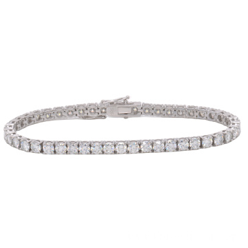 Moissanite Tennis Bracelet 925 Silver